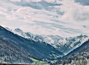 41.Blick auf die Dolomiten